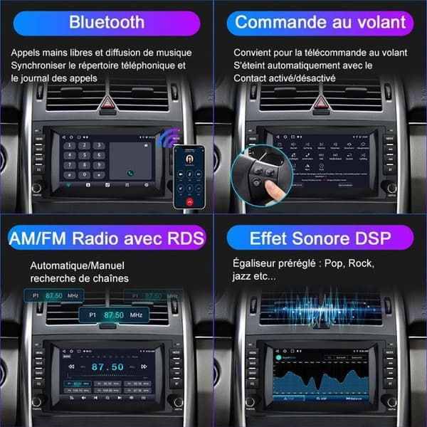 AWESAFE Android 13 2GB+64GB bilradio för Mercedes-Benz Vito Viano Sprinter W639/B-Class W245/W169 8"-skärm Carplay Android Auto