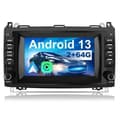 Miniatyrbild 1 av 6: AWESAFE Android 13 2GB+64GB bilradio för Mercedes-Benz Vito Viano Sprinter W639/B-Class W245/W169 8"-skärm Carplay Android Auto