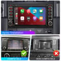 Miniatyrbild 2 av 6: AWESAFE 4G Android 13 4GB+64GB bilradio för VW Touareg Transporter T5 Multivan, 7" pekskärm GPS Android Auto Carplay