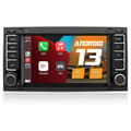 Miniatyrbild 1 av 6: AWESAFE 4G Android 13 4GB+64GB bilradio för VW Touareg Transporter T5 Multivan, 7" pekskärm GPS Android Auto Carplay