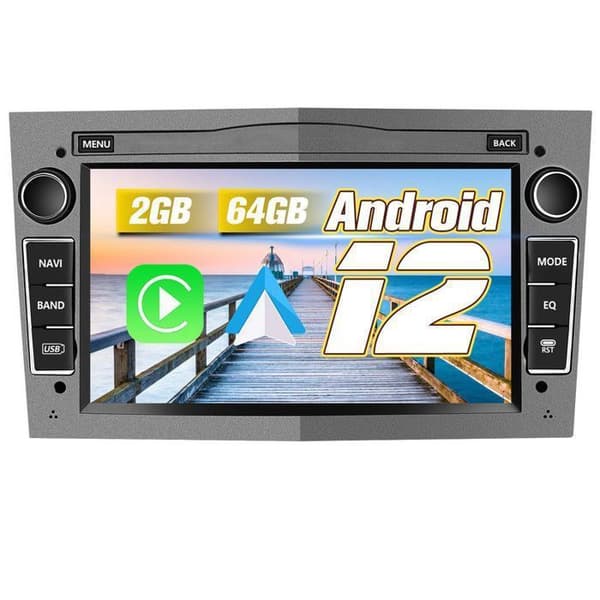 AWESAFE Android 13 2GB+64GB bilradio för Opel Corsa Vivaro Antara Vectra Signum Combo Zafira, 7-tumsskärm med Carplay