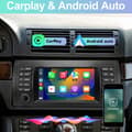 Miniatyrbild 2 av 6: AWESAFE 4G Android 13 6GB+128GB bilradio för BMW E39 (1996-2003) med GPS Carplay Android Auto Bluetooth Mirrorlink WiFi