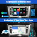 Miniatyrbild 3 av 6: AWESAFE 4G Android 13 6GB+128GB Bilradio för Opel, 7-tumsskärm med Carplay Android Auto USB SD RDS Bluetooth Grå