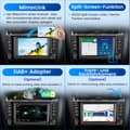 Miniatyrbild 6 av 6: AWESAFE 7'' 4G Android 13 bilradio 6GB+128GB för Mercedes-Benz C-Klass CLC-Klass W203 (2008-2010) CLK-Klass W209 (2005-2011)