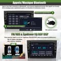 Miniatyrbild 5 av 6: AWESAFE 4G Android 13 Bilradio 6GB+128GB för Megane 2,7 tums skärm Carplay Android Auto Bluetooth WiFi RDS GPS FM