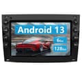 Miniatyrbild 1 av 6: AWESAFE 4G Android 13 Bilradio 6GB+128GB för Megane 2,7 tums skärm Carplay Android Auto Bluetooth WiFi RDS GPS FM