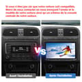 Miniatyrbild 2 av 6: AWESAFE 4G Android 13 6GB+128GB Bilradio för Golf 5 6 VW Passat Polo Seat Skoda, 9''-skärm Carplay Android Auto GPS WiFi