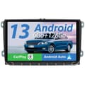 Miniatyrbild 1 av 6: AWESAFE 4G Android 13 6GB+128GB Bilradio för Golf 5 6 VW Passat Polo Seat Skoda, 9''-skärm Carplay Android Auto GPS WiFi
