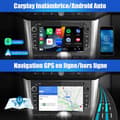 Miniatyrbild 3 av 6: AWESAFE 4G Android 13 6GB+128GB Bilradio för Opel, 7-tumsskärm med Carplay Android Auto USB SD RDS Bluetooth Svart