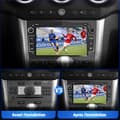 Miniatyrbild 2 av 6: AWESAFE 4G Android 13 6GB+128GB Bilradio för Opel, 7-tumsskärm med Carplay Android Auto USB SD RDS Bluetooth Svart