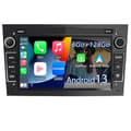 Miniatyrbild 1 av 6: AWESAFE 4G Android 13 6GB+128GB Bilradio för Opel, 7-tumsskärm med Carplay Android Auto USB SD RDS Bluetooth Svart