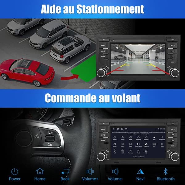 AWESAFE 4G Android 13 6GB+128GB bilradio för Audi A4 B6 B7/S4/RS4 (2000-2012) med 7-tums pekskärm med GPS Carplay Android Auto