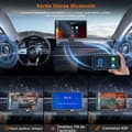 Miniatyrbild 6 av 6: TOGUARD 9" Autoradio Carplay Trådlös Framkamera 4K+1080P Backkamera för Apple Carplay/Android Auto TF-kort 64G