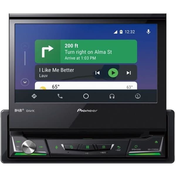 PIONEER Bilradio Video DAB 1 DIN - 7" - CD DVD - 4 x 50w AVH-Z7200DAB