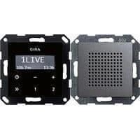 GIRA 228028 UNTERPUTZ-RADIO RDS SYSTEM 55 ANTRAZIT