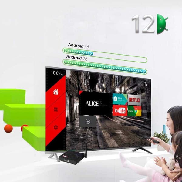 Tanix Tx68 H618 2gb/16gb Android 12 Mediespelare