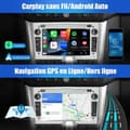 Miniatyrbild 4 av 4: AWESAFE Android 12 bilradio för Opel, 2GB+32GB 7 tum med Carplay Android Auto USB SD RDS Bluetooth - Grå