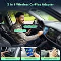 Miniatyrbild 5 av 6: TOGUARD Trådlös Carplay-adapter CarPlay Android Auto WiFi 5,8 GHz Bluetooth iOS 10+, Android 11+