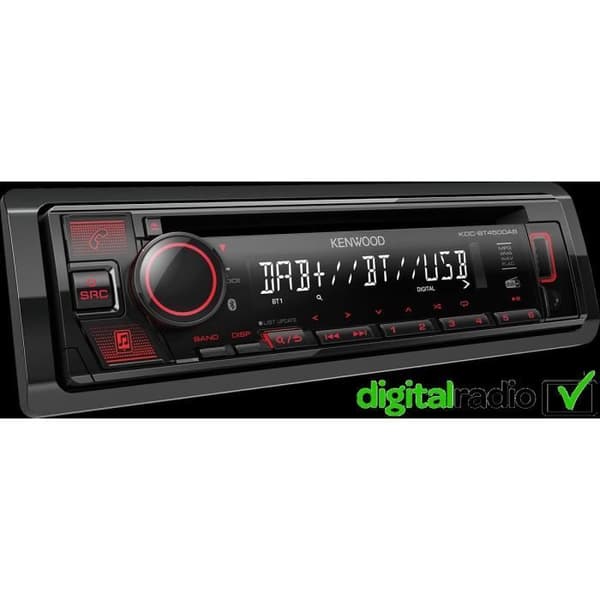 Autoradio CD/FM/DAB+/USB/Bluetooth KENWOOD KDC-BT450DAB