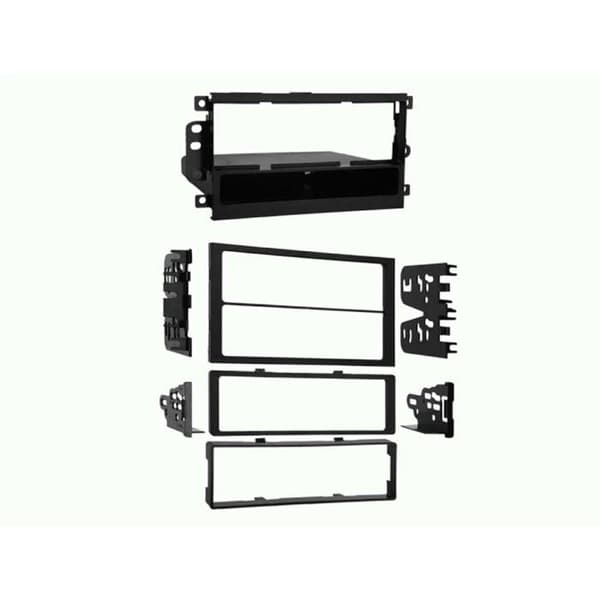 2-DIN bilradio framsida med ficka GM/Isuzu/Suzuki svart