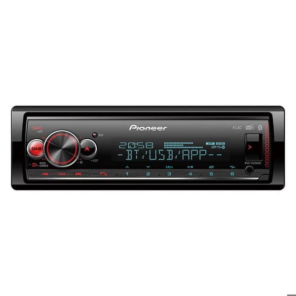 Autoradio - Pioneer - MVH-S520DAB - DAB+ - Bluetooth - Double-Din