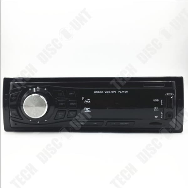 TD® Bil Bluetooth Stereo, 12V Bil Bluetooth MP3 Radio FM Minneskort AUX U Disc Player Universal Auto Audio
