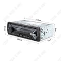 Miniatyrbild 4 av 4: TD® Bluetooth bilradio bluetooth MP3-spelare bilmodifiering billjud video levererar MP3-kortspelare