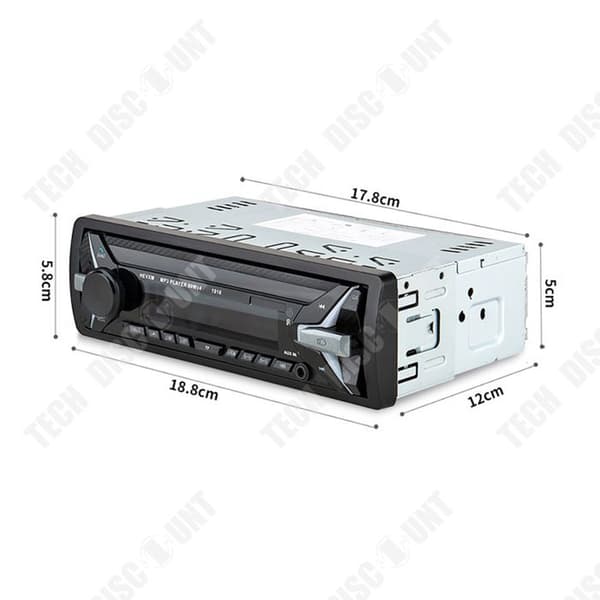 TD® Bluetooth bilradio bluetooth MP3-spelare bilmodifiering billjud video levererar MP3-kortspelare