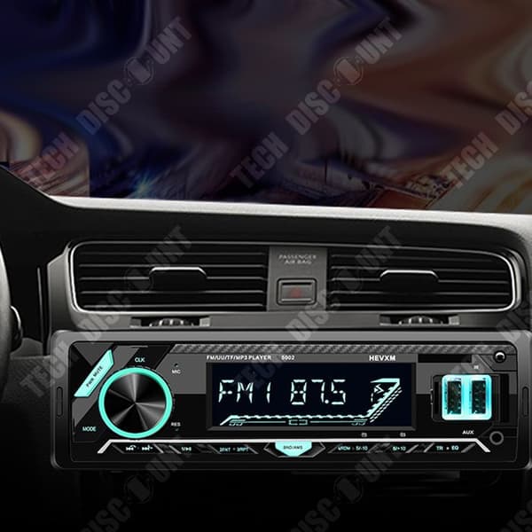 TD® Bilradio bluetooth Bil MP3-spelare bluetooth Dubbel USB Snabbladdning Fyrkantig hållare Bil MP3 för bil