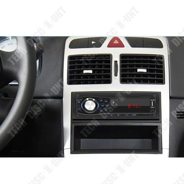 TD® Universal 12V Bluetooth bilradio för bil bluetooth mp3-spelare som stöder TF-kort U disk FM bilradio svart