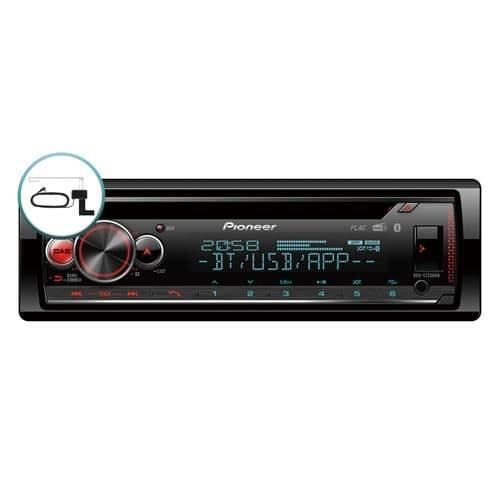 PIONEER DEH-S720DABAN MULTIMEDIEMOTTAGARE SVART 200 W BLUET