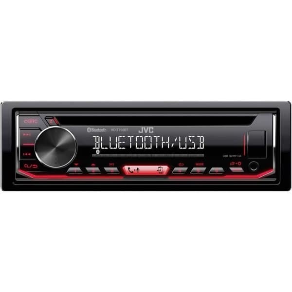 Autoradio - JVC - KD-T702BT - Avtagbar front - Bluetooth - 4 x 50 W