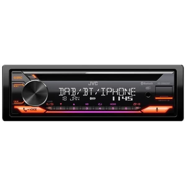 JVC bilradio - KD-DB922BT - CD - USB - iPod - Bluetooth - DAB+