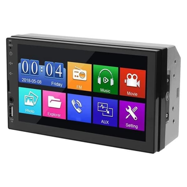 YICUI TY7023 7 tum bil MP5 spelare FM full beröringsskärm USB AUX ingång 2 DIN HD Bluetooth
