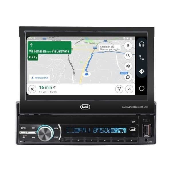 BIL VIDEO SYSTEM med 7" Touch Monitor Dab-Dab + - FM RDS Bluetooth TREVI MDV 6380 Dab