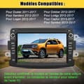 Miniatyrbild 4 av 4: Junsun Autoradio Android 13 2Go+32Go för Renault Dacia Duster Sandero Captur Lodgy Symbol Logan 7" Skärm Carplay Android Auto GPS