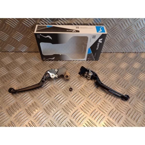 spelbroms kopplingshandtag svart v delar hopfällbar aluminium storlek massa motorcykel aprilia 125 rs LV-FL(L36-R95) bihr 870458
