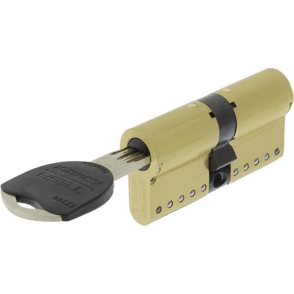 Tesa Assa Abloy Säkerhetscylinder TK100 Dubbelkoppling Kort Spak
