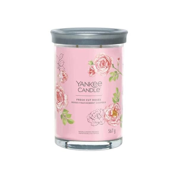YANKEE CANDLE CANDELIA TUMBLER GRANDE FRESH CUT ROSES