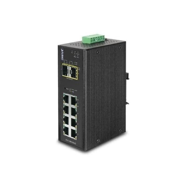 Planet IGS-10020MT nätverksswitch Managed L2+ Gigabit Ethernet (10/100/1000) Svart Svart