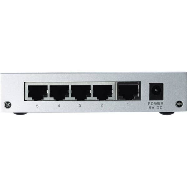 ZYXEL GS-105B v3 5-portars Ethernet-switch - 2 lager stöds - Twisted Pair - Desktop