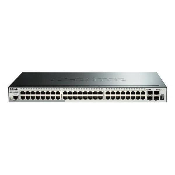 NÄTVERK, Switch, Fristående Switch, D-Link 52 Pin Gigabit Stackable Smart Switch Specifikationer Portar