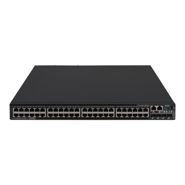 HPE FlexNetwork 5140 HI - Switch - 1 kortplats - C3 - Managed - 48 x 10/100/1000 + 4 x 10 Gigabit SFP+ - sido till sida luftflöde- USED