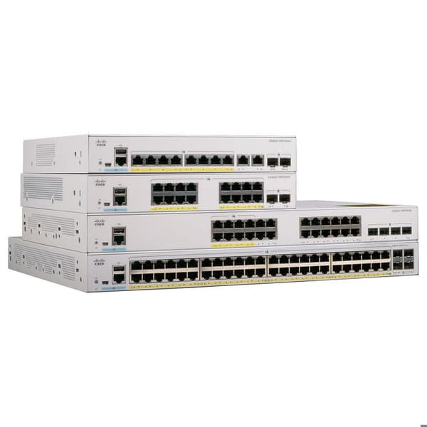cisco - nätverk: low end swit ccatalyst 1000 16port ge poe 2x1g sfp svart svart svart- USED