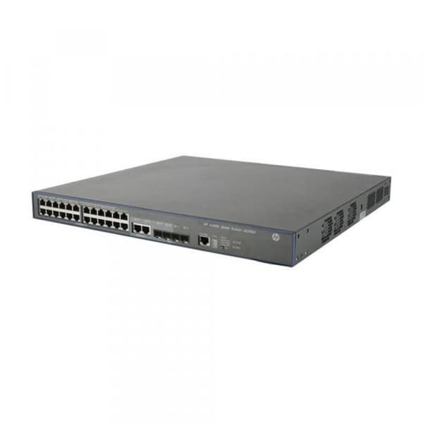 Hewlett Packard Enterprise 3600-24-PoE+ v2 SI, Managed Network Switch, L3, Fast Ethernet (10-100), Ethernet-anslutning Svart