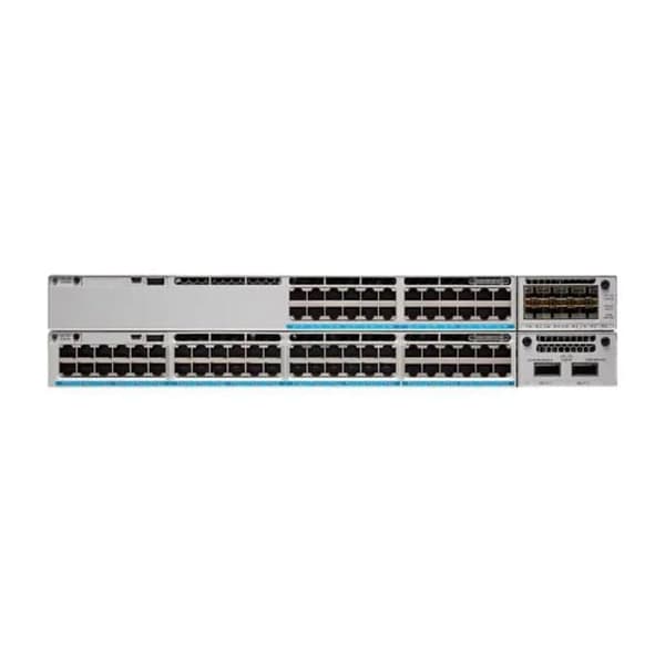 - Cisco - Cisco Catalyst 9300X - Network Essentials - Switch - C3 - Managed - 48 x 100/1000/2.5G/5G/10GBase-T - Rackmonterbar
