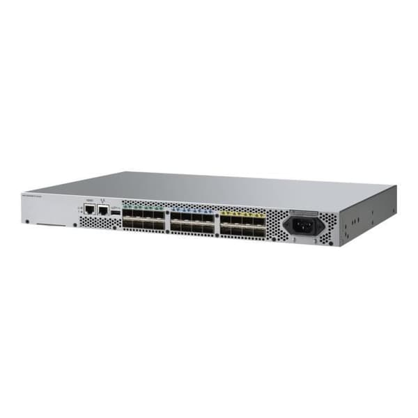- Hewlett Packard Enterprise - HPE StoreFabric SN3600B - Switch - Managed - 8 x 32 Gb Fiber Channel SFP+ + 16 x 32 Gb Fiber Channel