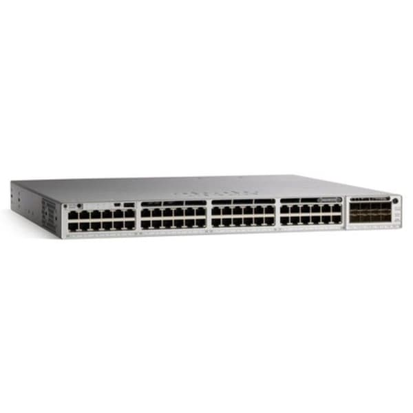 Cisco Catalyst C9300-48U-A Managed L2/L3 Gigabit Ethernet Network Switch (10/100/1000) Grå- USED Grå