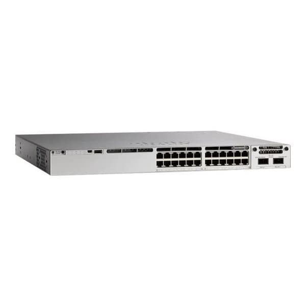 Cisco Catalyst C9300-24P-A Network Switch Managed L2/L3 Gigabit Ethernet (10/100/1000) Grå 1U Ethernet-anslutning, stöder- USED Grå