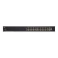 Miniatyrbild 2 av 2: Cisco Small Business SG250-26 Smart Switch 24 x 10-100-1000 + 2 x SFP Combo Gigabit Rack Monterbar